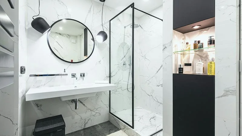 ideje za zidane tuš kabine